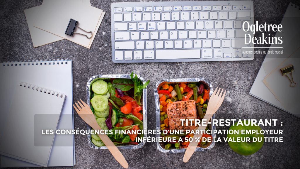 Titrerestaurant les conséquences financières d’une participation