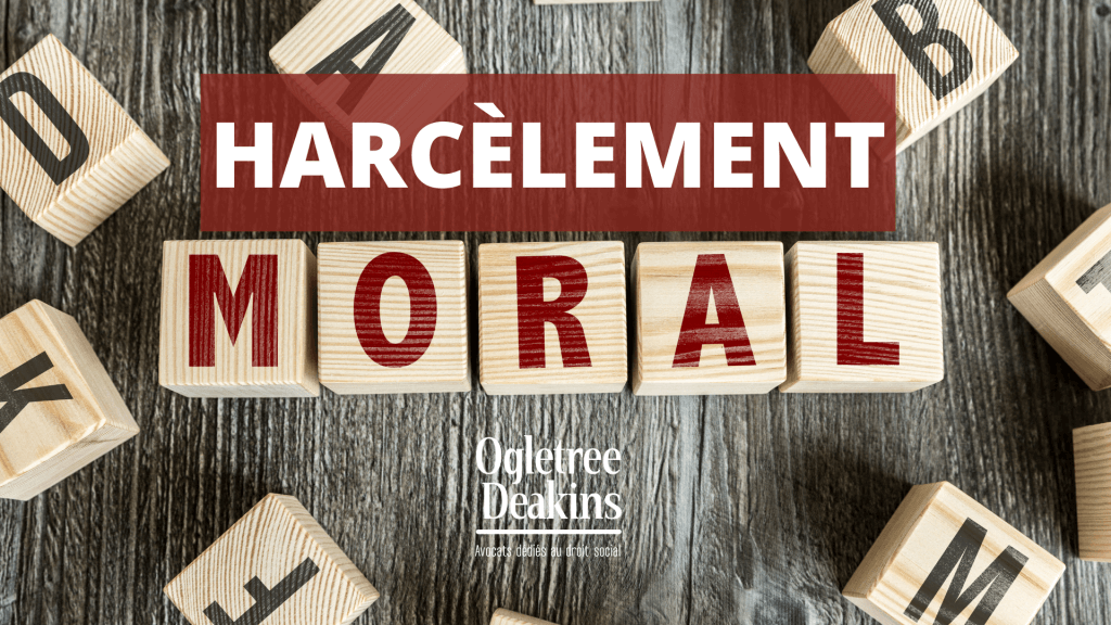 HARCELEMENT MORAL ENQUETE INTERNE l